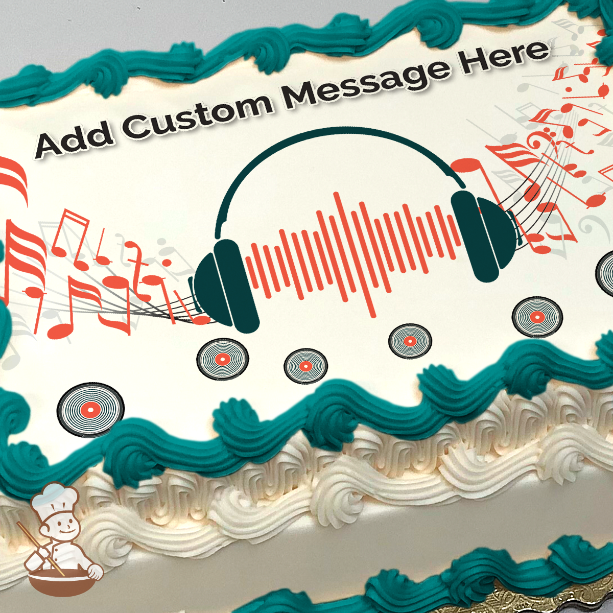 Music Lover Photo Cake