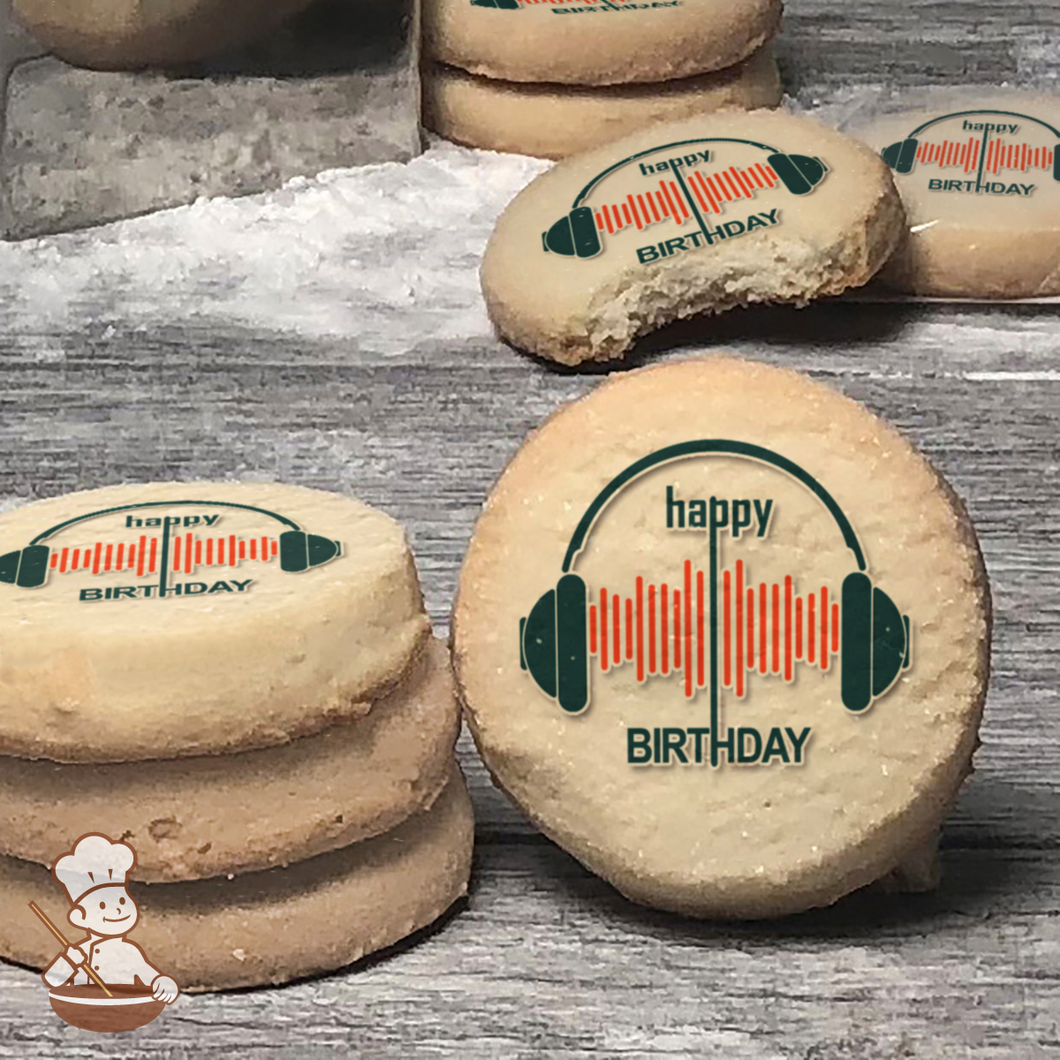 Music Lover Cookies (Round Unfrosted)