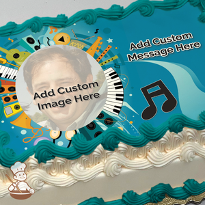 All About the Jazz Custom Photo Cake