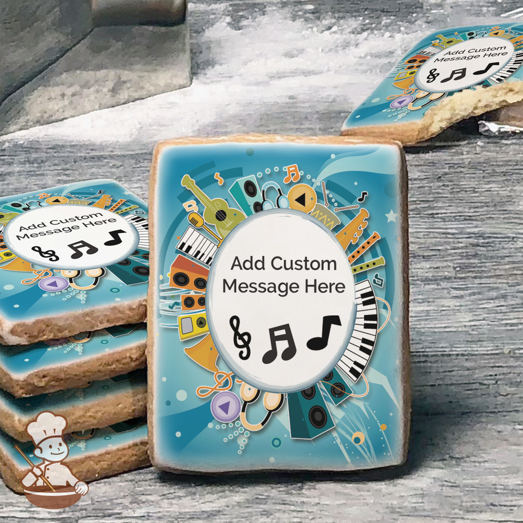 All About the Jazz Custom Message Cookies (Rectangle)