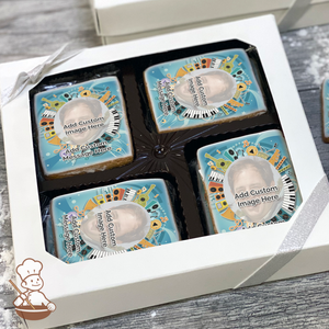 All About the Jazz Photo Cookie Gift Box (Rectangle)