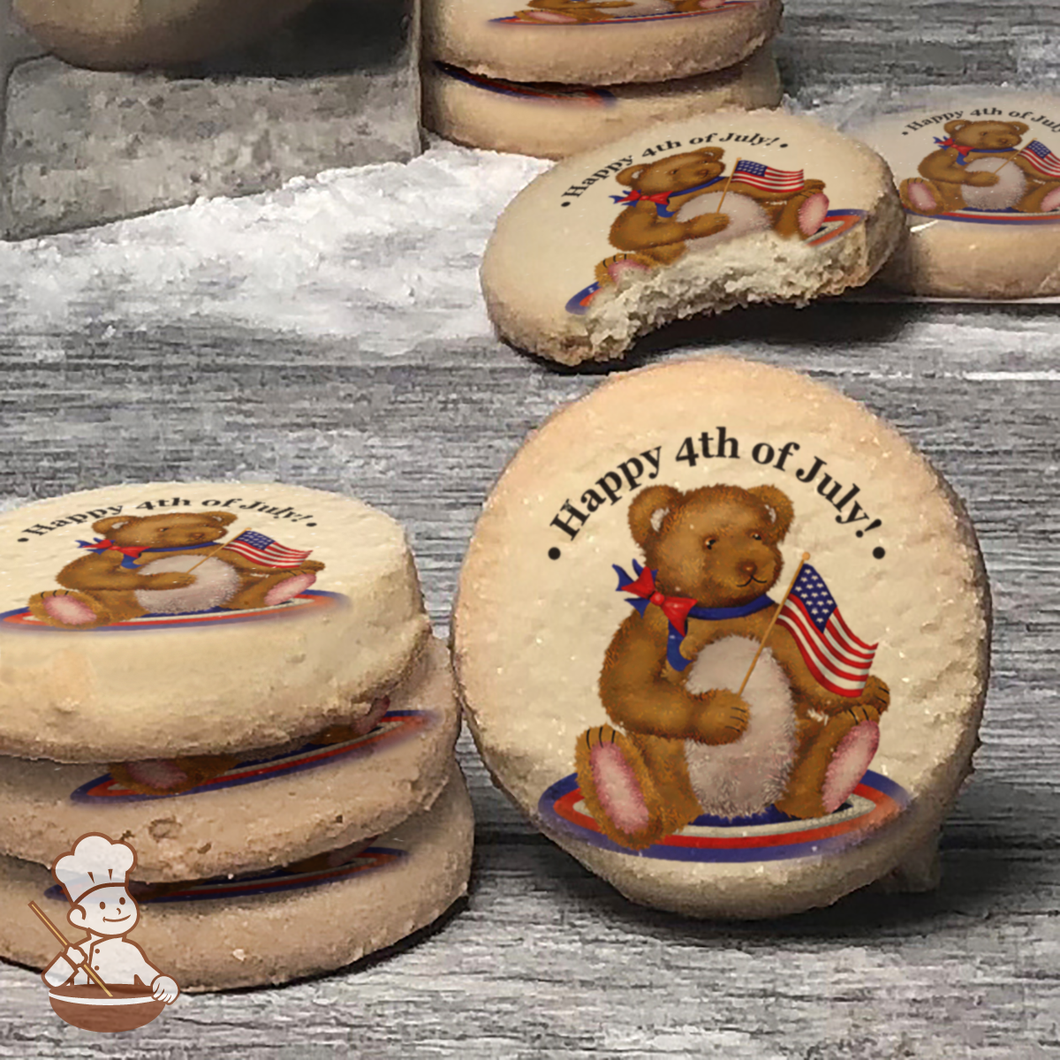 American Bear Cookies (Round Unfrosted)