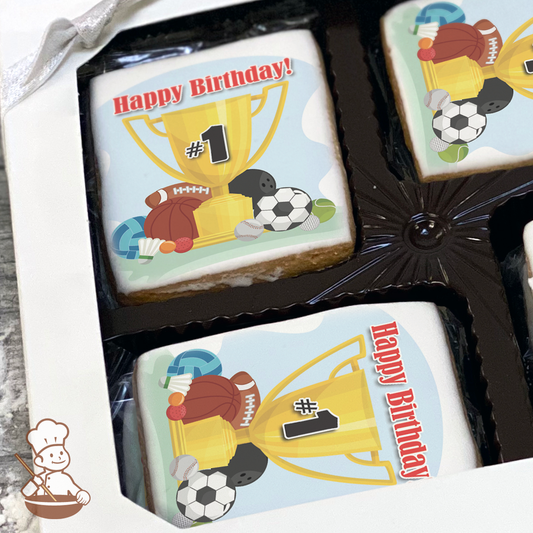 #1 All Sports Cookie Gift Box (Rectangle)