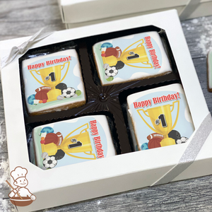 #1 All Sports Cookie Gift Box (Rectangle)