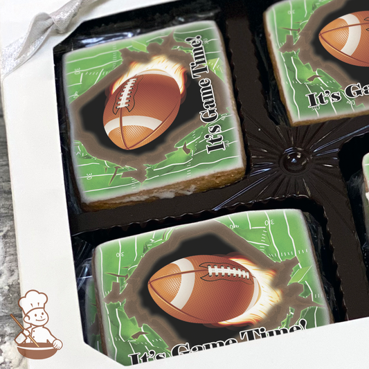 Football Opening Game Cookie Gift Box (Rectangle)