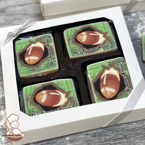 Football Opening Game Cookie Gift Box (Rectangle)