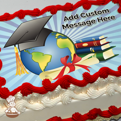 World Graduate Photo Cake