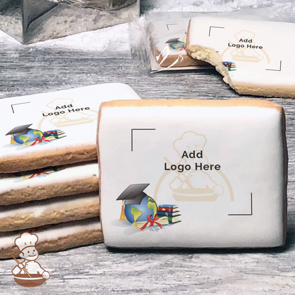 World Graduate Logo Cookies (Rectangle)