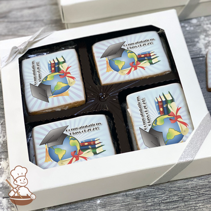 World Graduate Cookie Gift Box (Rectangle)