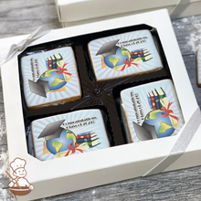 Load image into Gallery viewer, World Graduate Cookie Gift Box (Rectangle)