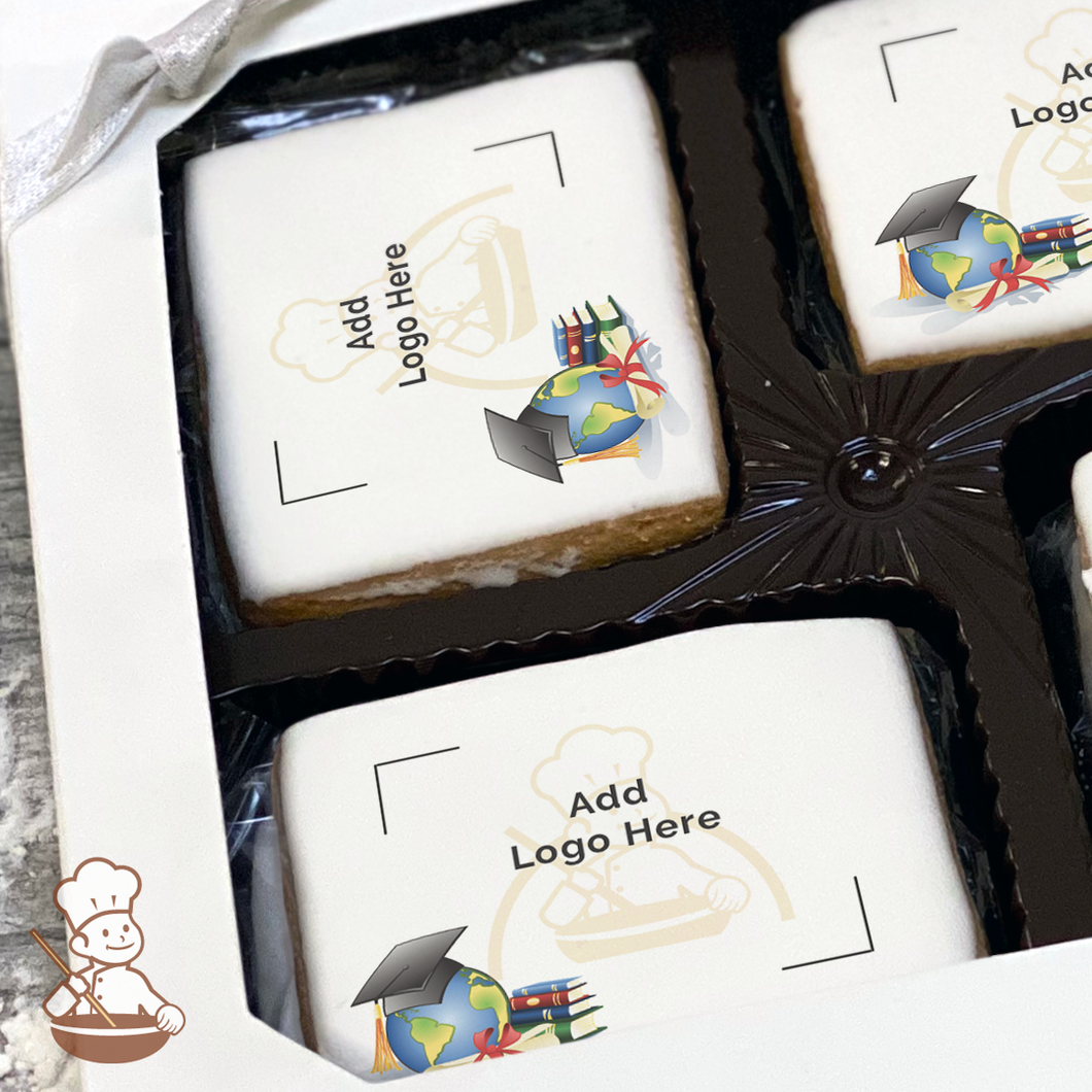World Graduate Logo Cookie Large Gift Box (Rectangle)