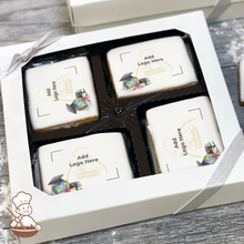 Load image into Gallery viewer, World Graduate Logo Cookie Large Gift Box (Rectangle)