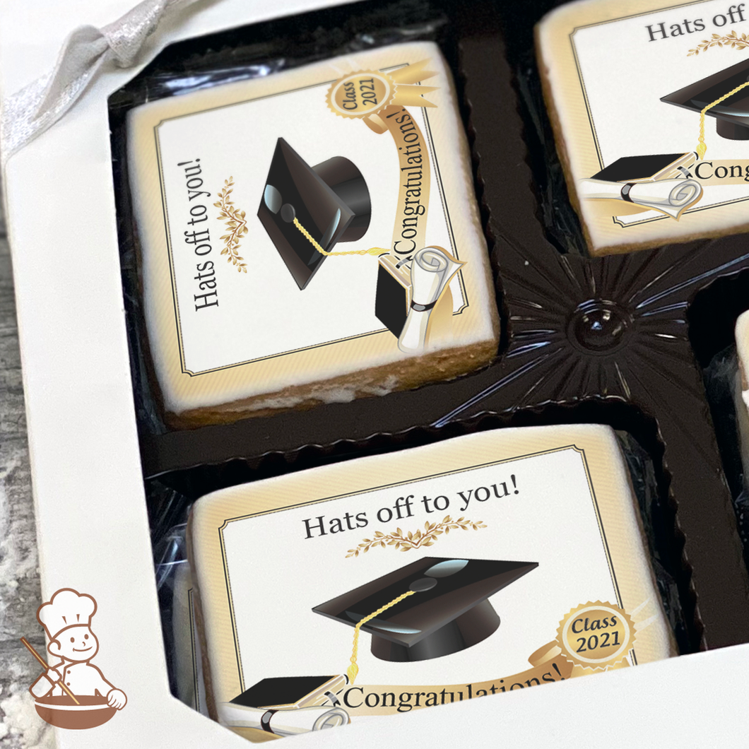 Graduation Diploma Cookie Gift Box (Rectangle)