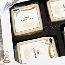 Load image into Gallery viewer, Graduation Diploma Logo Cookie Large Gift Box (Rectangle)