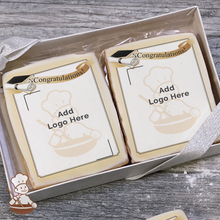 Load image into Gallery viewer, Graduation Diploma Logo Cookie Small Gift Box (Rectangle)