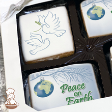 Load image into Gallery viewer, Peace on Earth World Ornament Cookie Gift Box (Rectangle)