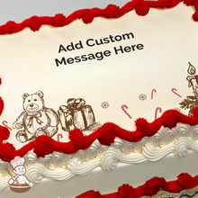 Load image into Gallery viewer, Old Fashion Season&#39;s Greetings Photo Cake