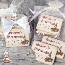 Load image into Gallery viewer, Old Fashion Season&#39;s Greetings Cookies (Rectangle)