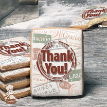 Load image into Gallery viewer, International Thank You Cookies (Rectangle)