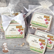 Load image into Gallery viewer, Thank You Garden Sign Logo Cookies (Rectangle)