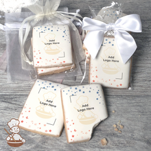 Load image into Gallery viewer, Patriotic Stars Logo Cookies (Rectangle)