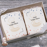 Patriotic Stars Logo Cookie Small Gift Box (Rectangle)