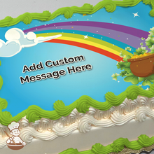 Load image into Gallery viewer, Pot of Gold Photo Cake