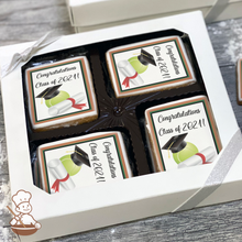Load image into Gallery viewer, Graduation Tennis Cookie Gift Box (Rectangle)