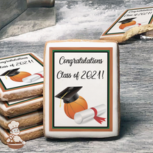 Load image into Gallery viewer, Graduation Basketball Cookies (Rectangle)