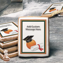 Load image into Gallery viewer, Graduation Basketball Custom Message Cookies (Rectangle)