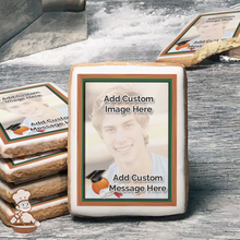 Load image into Gallery viewer, Graduation Basketball Photo Cookies (Rectangle)