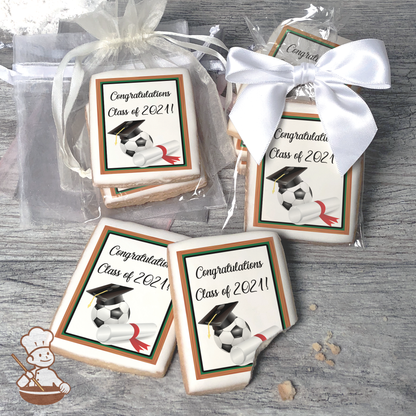 Graduation Soccer Cookies (Rectangle)