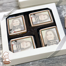 Load image into Gallery viewer, Graduation Soccer Photo Cookie Gift Box (Rectangle)