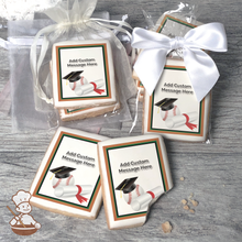 Load image into Gallery viewer, Graduation Baseball Custom Message Cookies (Rectangle)