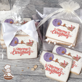 Santa's Christmas Night Cookies (Rectangle)