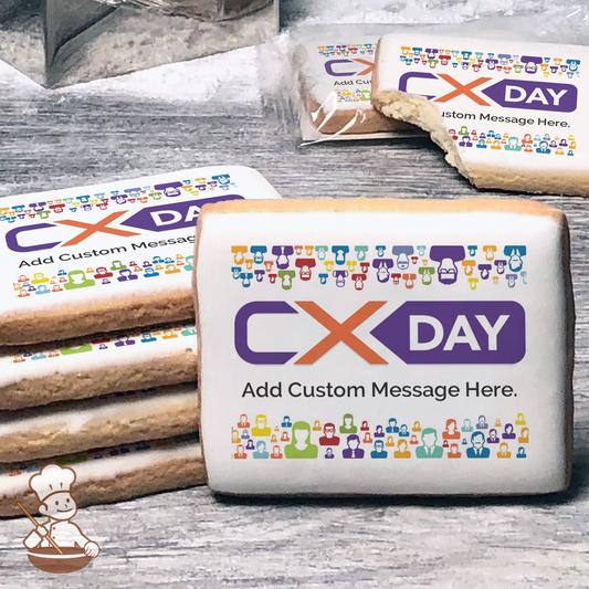 CX Day Custom Message Cookies (Rectangle)