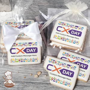 CX Day Custom Message Cookies (Rectangle)