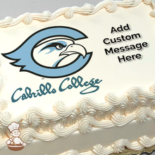 Load image into Gallery viewer, Go Cabrillo Seahawks Photo Cake