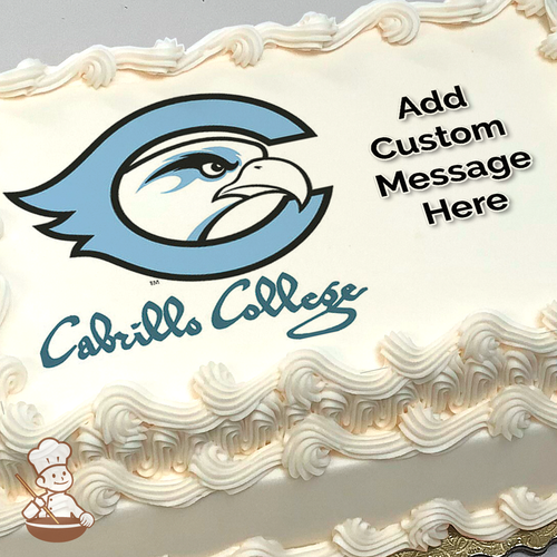 Go Cabrillo Seahawks Photo Cake
