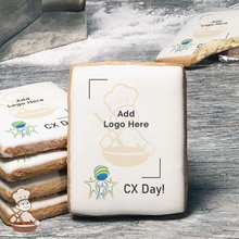 Load image into Gallery viewer, Customer Service Week Logo Cookies (Rectangle)