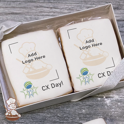 Customer Service Week Logo Cookie Small Gift Box (Rectangle)