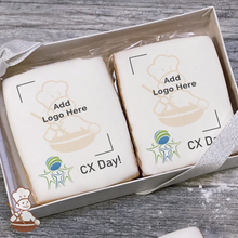 Load image into Gallery viewer, Customer Service Week Logo Cookie Small Gift Box (Rectangle)