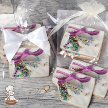 Load image into Gallery viewer, All Welcome to the Mardi Gras Carnival Custom Message Cookies (Rectangle)