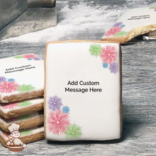 Load image into Gallery viewer, Fireworks on Display Custom Message Cookies (Rectangle)