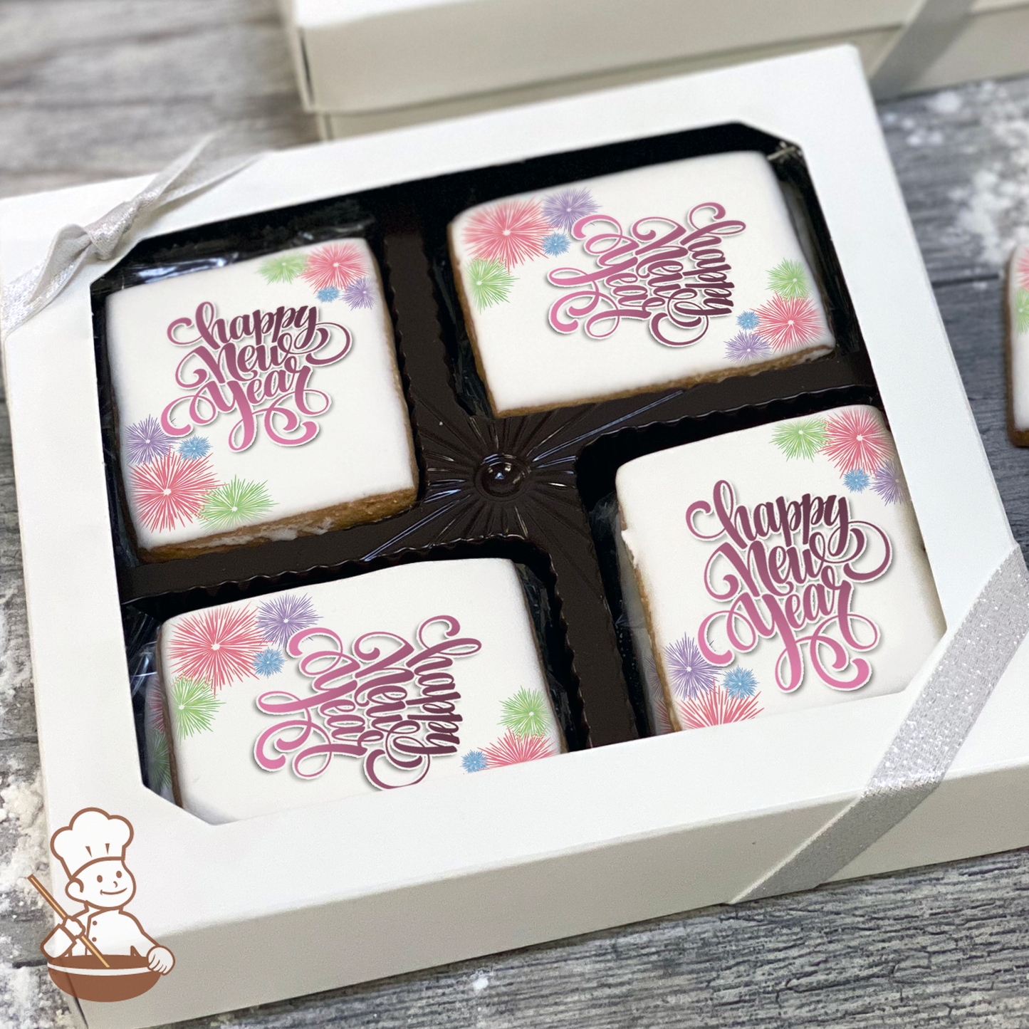 Fireworks on Display Cookie Gift Box (Rectangle)