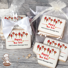 Load image into Gallery viewer, Red Lanterns Custom Message Cookies (Rectangle)