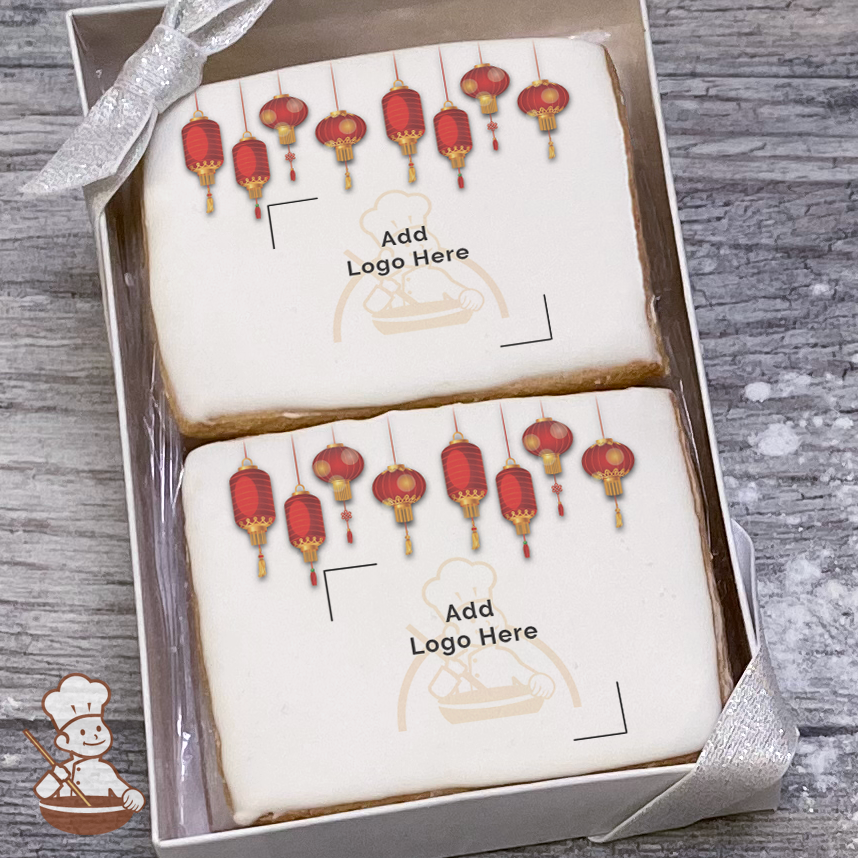 Red Lanterns Logo Cookie Small Gift Box (Rectangle)