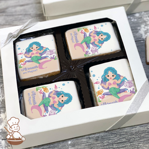 Mermaids are Magical Cookie Gift Box (Rectangle)