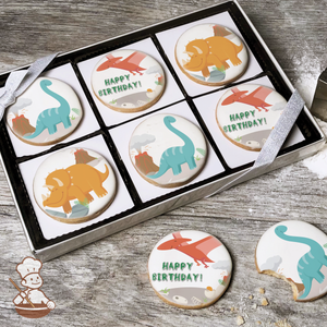 Dino Collection Cookie Gift Box (Round)