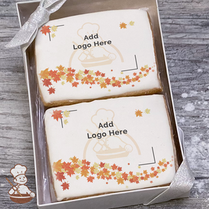 Autumn Breeze Logo Cookie Small Gift Box (Rectangle)